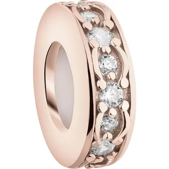 Přívěsek Pozlacený stříbrný přívěsek Beads - zarážka - se zirkony - AP540-4278