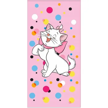 Osuška Disney Marie Bubbles, plážová osuška 60x120cm