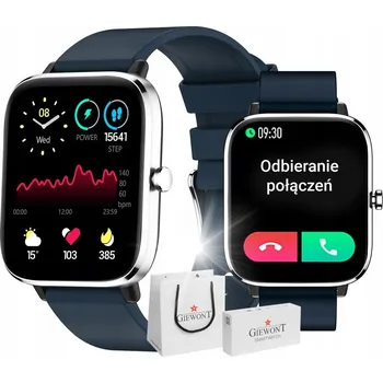 Hodinky Chytré Hodinky Giewont GW230-4 Stříbrno-Modré