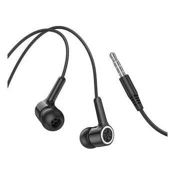 Sluchátka HOCO Univerzální sluchátka s mikrofonem M104 3,5mm jack Barva: Černá