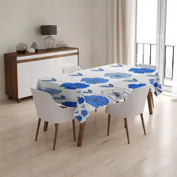 ubrus Sablio Ubrus Modré květiny - 90x90 cm