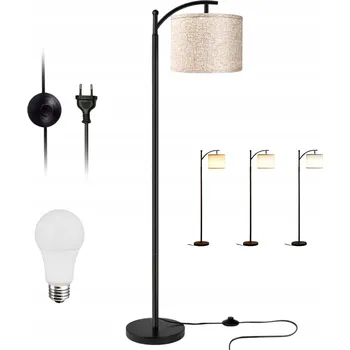 Stojací lampa Stojací lampa Bedee lampa podłogowa E27 12 W bílá