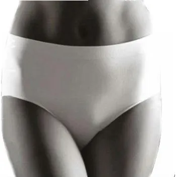 Kalhotky Dámské bezešvé kalhotky Novia clasic type bílá M/L