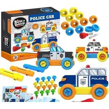 ostatní stavebnice Stavebnice Montessori Sada pro stavění aut Šroubovák a příslušenství