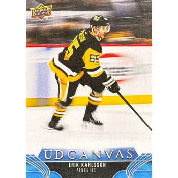 Sběratelská karetní hra insert karta ERIK KARLSSON 23-24 UD Ser. Extended Canvas číslo C296