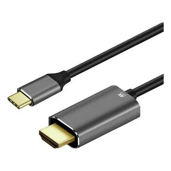 Datový kabel ART kabel USB‑C (samec) – HDMI 2.0 (samec) 4K 60 Hz C4-2, 1,8 m, černý - Art + zdarma možnost vyzkoušet a vrátit zboží do 30 dní
