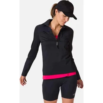 Dámská mikina Rossignol SKPR 1/2 ZIP SWEAT dámská černá sportovní mikina-M