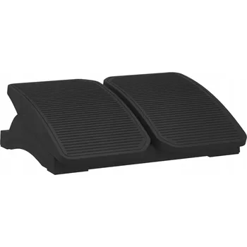 Ergonomická Kancelářská Podložka pod Nohy Protiskluzová, Černá, 43,5x32,5x10,5 cm