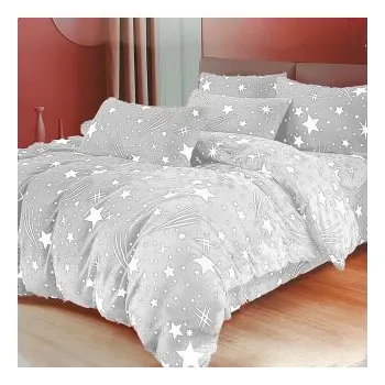 Povlečení 6 díl. Francouzské Mikroplyšové povlečení STARS 1