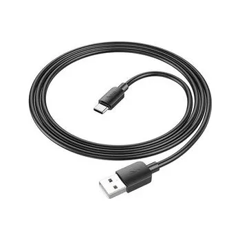 Kabel USB‑A – USB‑C Hoco PD 2,4 A 27 W 1 m černý - Hoco + zdarma možnost vyzkoušet a vrátit zboží do 30 dní