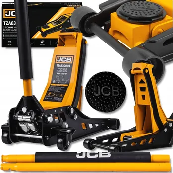 Hever JCB Hever automobilový zvedák HYDRAULICKÝ nízkoprofilový 3T 2-PÍSTOVÝ