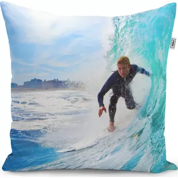 Polštář Sablio Polštář Surfař na vlně - 50x50 cm