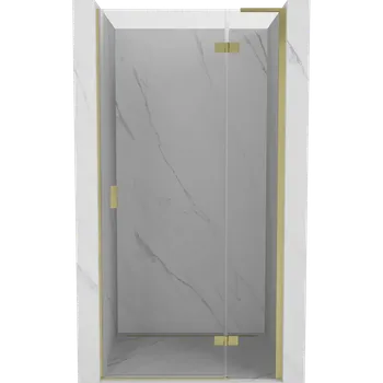Mexen Mist-H L sprchové dveře s pravým otevíráním 120 cm, transparentní, zlaté kartáčované - 8A5L-120-000-55-00-P Sprchové dveře