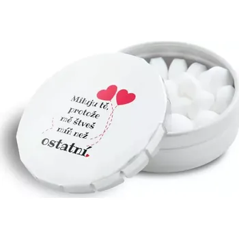 Bonbon Sablio Mentolky Miluju tě, protože mě štveš míň než ostatní - 3 ks