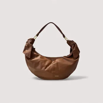 Kabelka COCCINELLE FUROSHIKI LARGE KOŽENÁ KABELKA COGNAC SS26