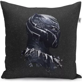 Polštář Sablio Polštář BLACK PANTHER z profilu Vesmír - 60x60 cm