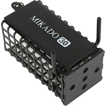 Krmítko Mikado Hranaté S Trny 80gr (30x30x45mm) Černá