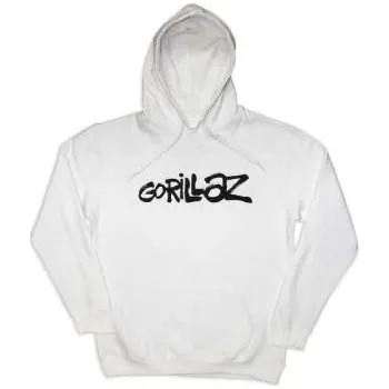 Pánská mikina Merch Gorillaz: Gorillaz Unisex Pullover Hoodie: Cracker Island (back Print) (small) S