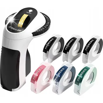 Tiskárna štítků Phomemo E975 Přenosná Razítkovací Tiskárna Štítkovač Štítků 48 Znaků