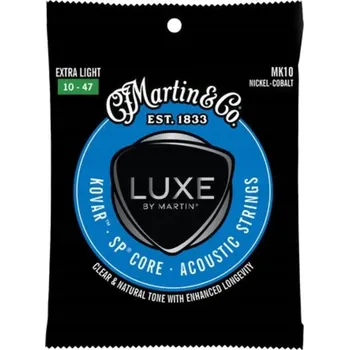 Struna pro kytaru a smyčcový nástroj Martin MK10 Extra Light (10-47) Kovar struny pro akustickou kytaru