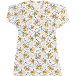 Bellatex Noční košile dlouhý rukáv Kočka Hnědá,Modrá,Bílá, rozměr 110