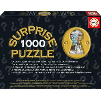 Puzzle EDUCA Surprise puzzle Kulatý stůl rytířů 1000 dílků