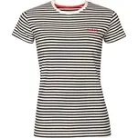 Dámské triko NAX AWENA S Černá, Bílá