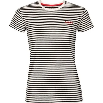 Dámské tričko Dámské triko NAX AWENA S Černá, Bílá