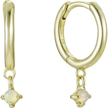 Souprava šperků Atreya Atreya Kruhové pozlacené náušnice ze stříbra Stellar Spark Množství: 1 samostatný kus