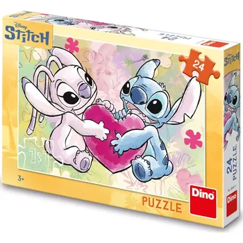 Puzzle puzzle stitch: love story 24 dílků