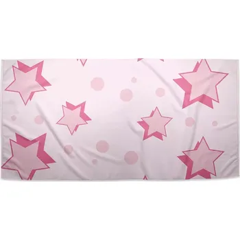 Sablio Ručník Růžové hvězdičky - 30x50 cm