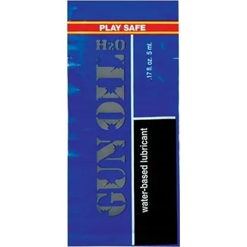 Lubrikační gel Vodní lubrikant Gun Oil H2O na vodní bázi 5 ml