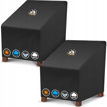 Potah na židli Pokrowiec na krzesło hnědý