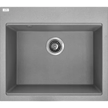 Granitový dřez Jednokomorový granitový dřez Laveo TAU šedý