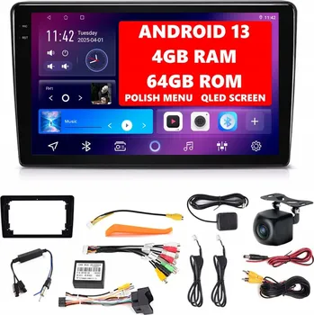 Autorádio Autorádio PEERCE s CarPlay/Android Auto, 4 GB RAM / 64 GB paměti