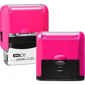 RŮŽOVÉ RAZÍTKO S VAŠÍM TEXTEM! Colop Compact 20, 4 řádky, 14x38 mm