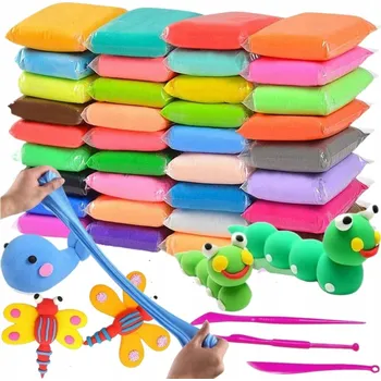 Modelovací hmota Plastelína Senso pěnová plastelína polymerová modelína 48