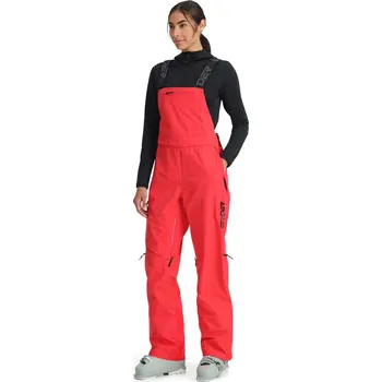 Snowboardové kalhoty Spyder SOLITAIRE BIB SHELL PRISM PINK dámské lyžařské kalhoty L