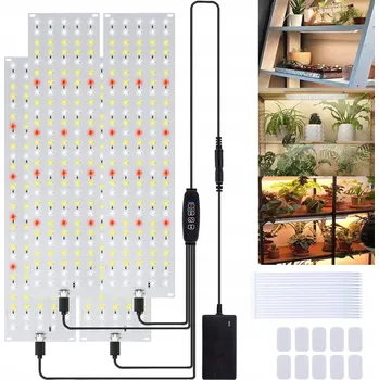 Osvětlení pro růst rostliny LED pásek pro pěstování rostlin, GROW, 30 cm, 540 LED diod, 40 W, IP44