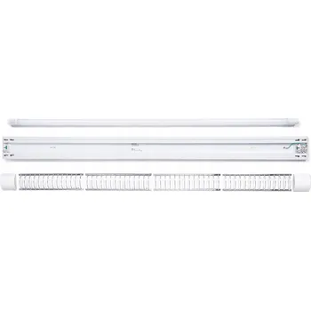 Stropní svítidlo přisazené Kobi 18 W patice G13, délka 126 cm, bílé