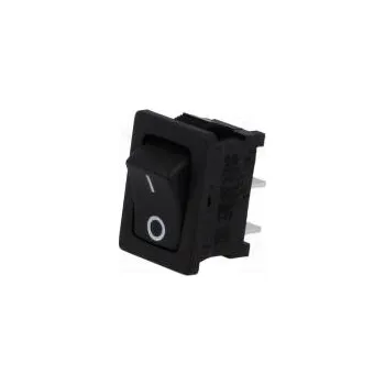 vypínač ROCKER SPST pol 2 OFF-ON 10A/250VAC černá není 50mΩ UL94V-2