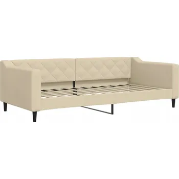 Pohovka Krémová pohovka s funkcí spaní 223 x 100 x 67 cm