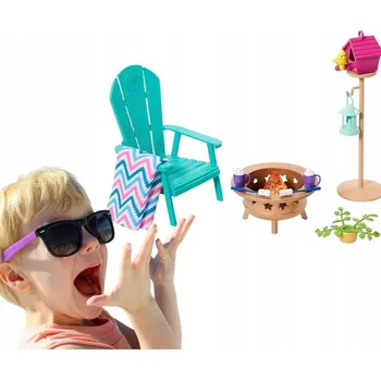 Doplněk pro panenku Mattel Barbie Stylový nábytek - Zahradní grilovačka HJV32