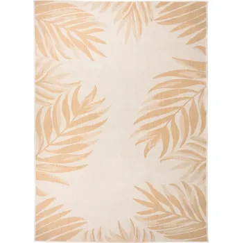 Koberec Koberec venkovní žlutý 200 x 280 cm, polypropylen, UV odolný