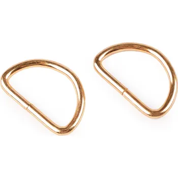 Polokroužek šíře 25 mm, malé, 5 růžové zlato