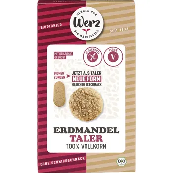 Werz Rýžové sušenky s tygřími ořechy 125 g bio BIO VEGAN BEZLEPEK Množství: 1 ks