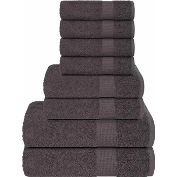 8dílná sada ručníků FROGN antracitová 360 g/m² Antracitová137062
