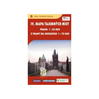 Mapa tajemných míst IV. Praha 1:22 000, Z Prahy na jihozápad 1:75 000