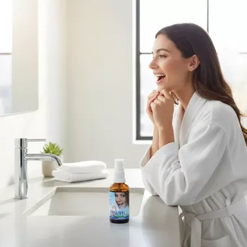 Ústní sprej DENTICE ústní voda 40 ml – koncentrovaná bylinná ústní voda pro svěží dech (Ústní voda s šalvějovým extraktem, rostlinnými silicemi, Tea Tree Oil a přírodním methylsalicylátem.)