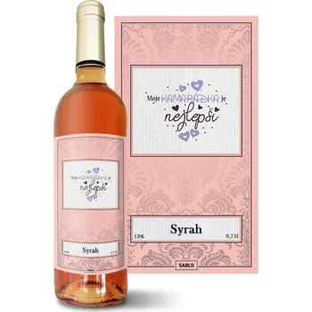 Víno Sablio Růžové víno Moje kamarádka je nejlepší: 0,75 l